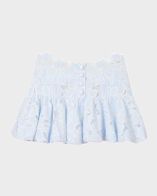 Rosane Floral Embroidered Mini Skirt